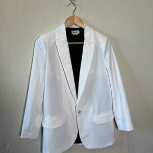 Zadig & Voltaire White Skull Blazer Rhinestone Back Size M Portugal